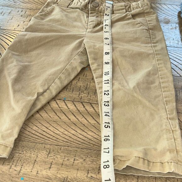 Jacadi Jeans 1 Denim 👖 & 1 Khaki Pants. 🇫🇷 Designer 🧑‍🎨 Cotton soft. Adj waists - Picture 10 of 17